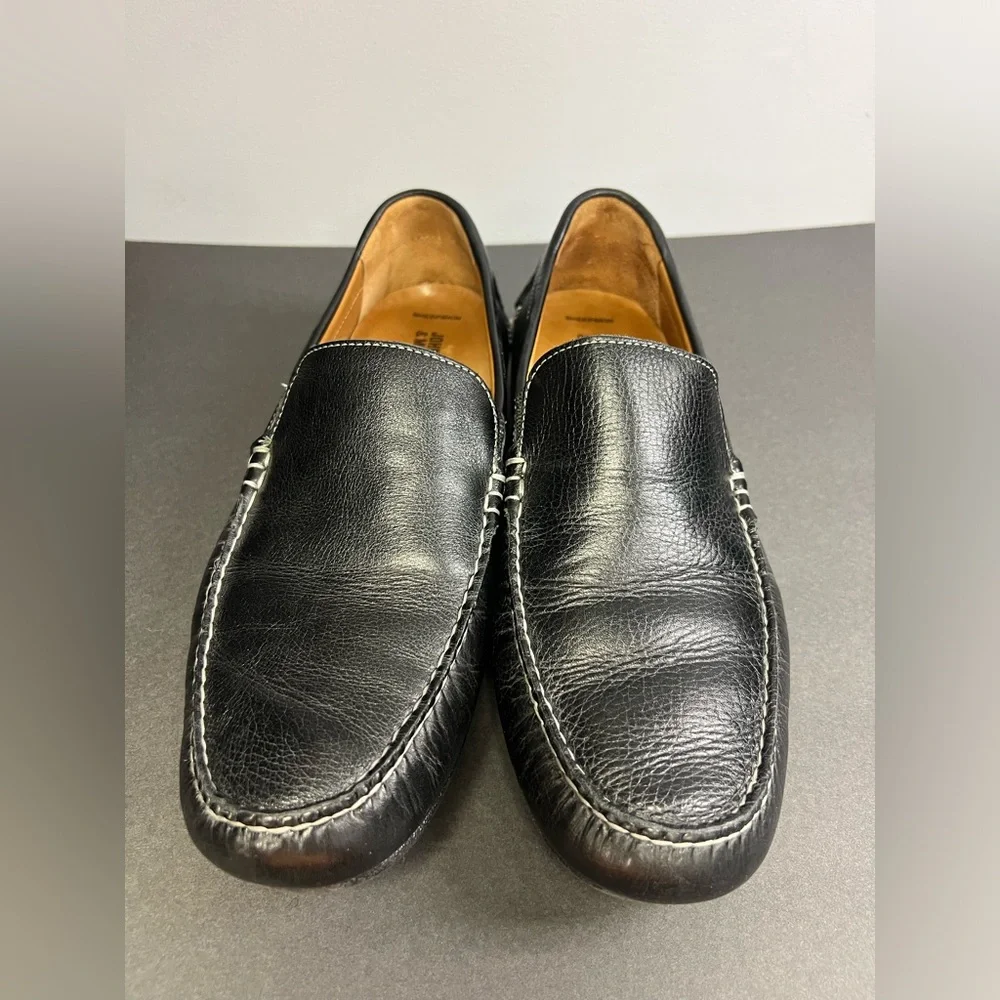 Johnston &‎ Murphy- Sheepskin, Black Slip On- Size: 10-1/2M, Pre-Owned
